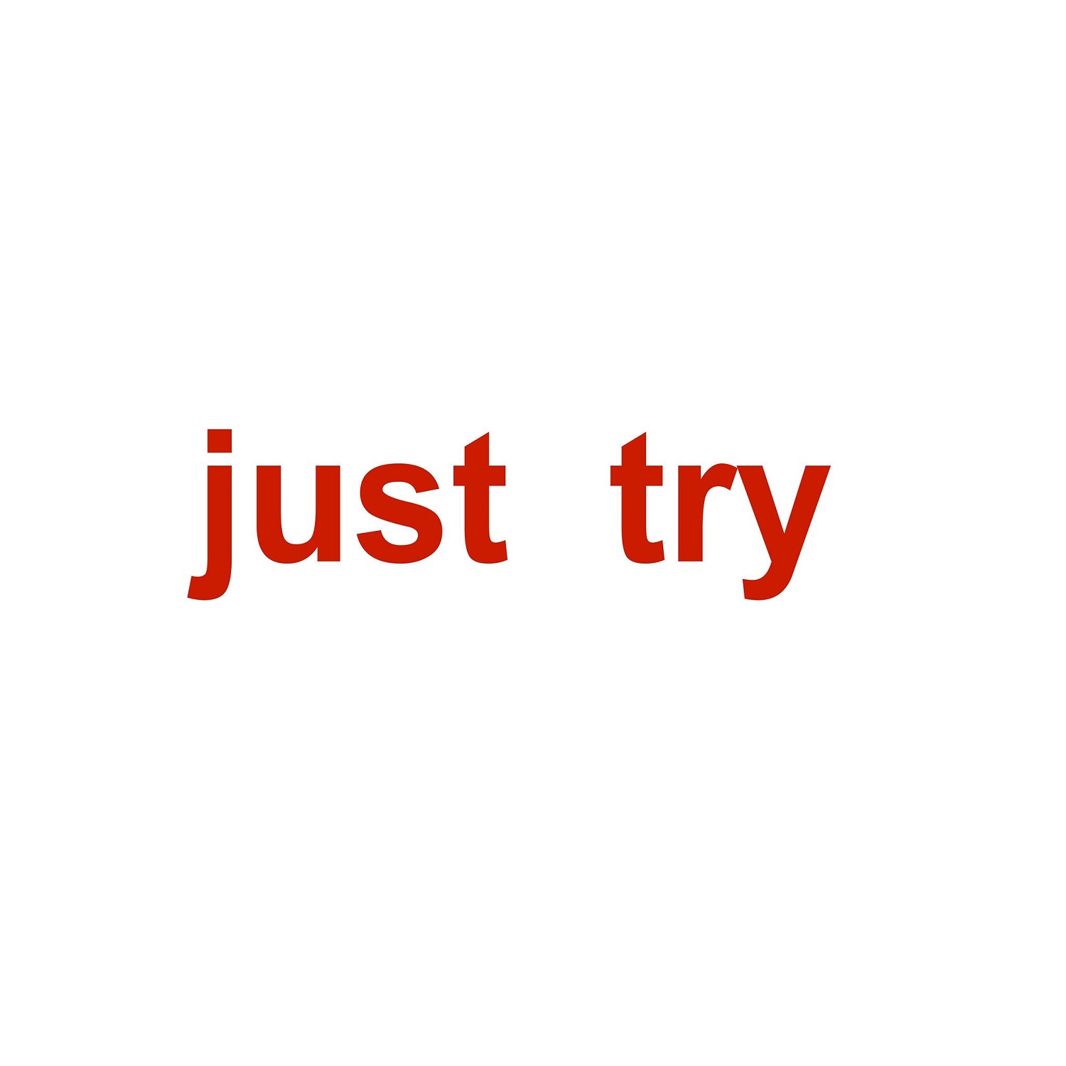 just try logo